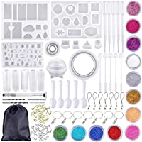 Ytesky 108Pcs Moldes Silicona de Resina-Moldes silicona resina epoxi para Collar Pendiente-Bisuteria-Bricolaje Joyería…
